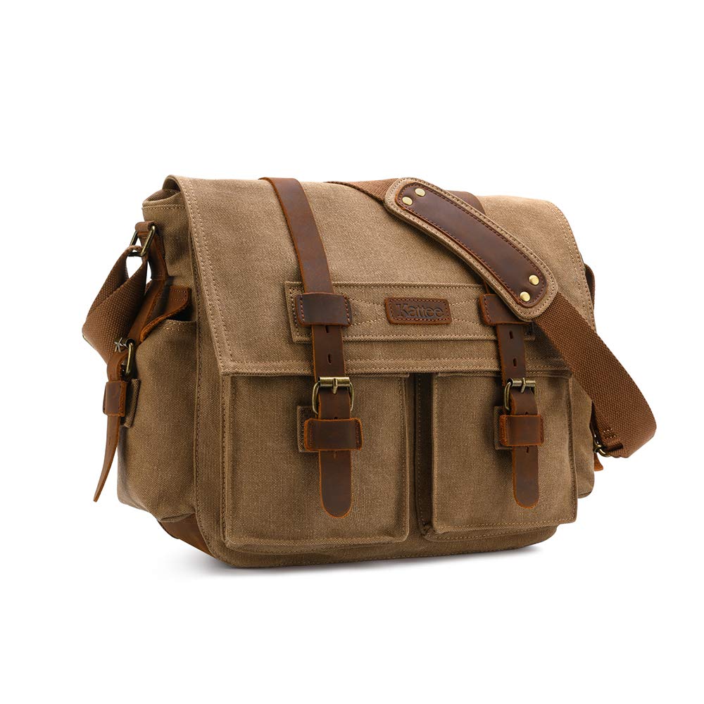 Leather Canvas Camera Bag