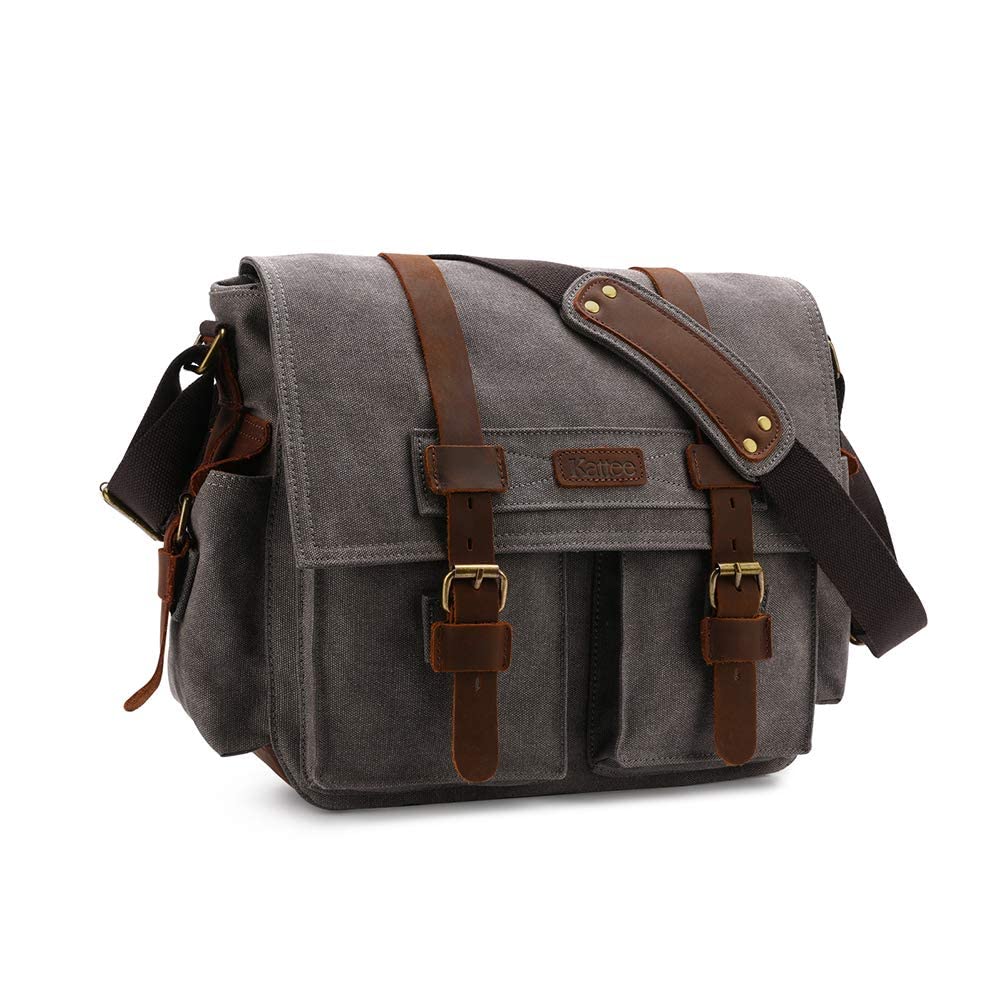 Leather Canvas Camera Bag