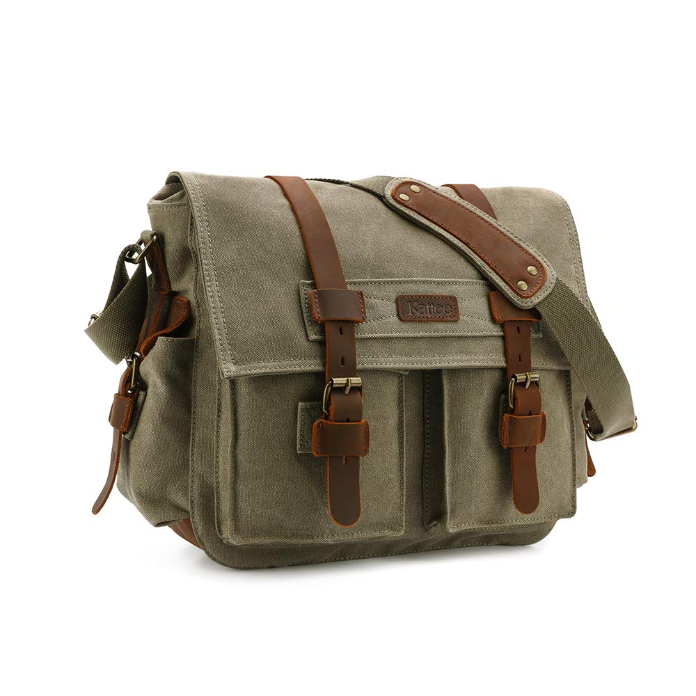 Leather Canvas Camera Bag