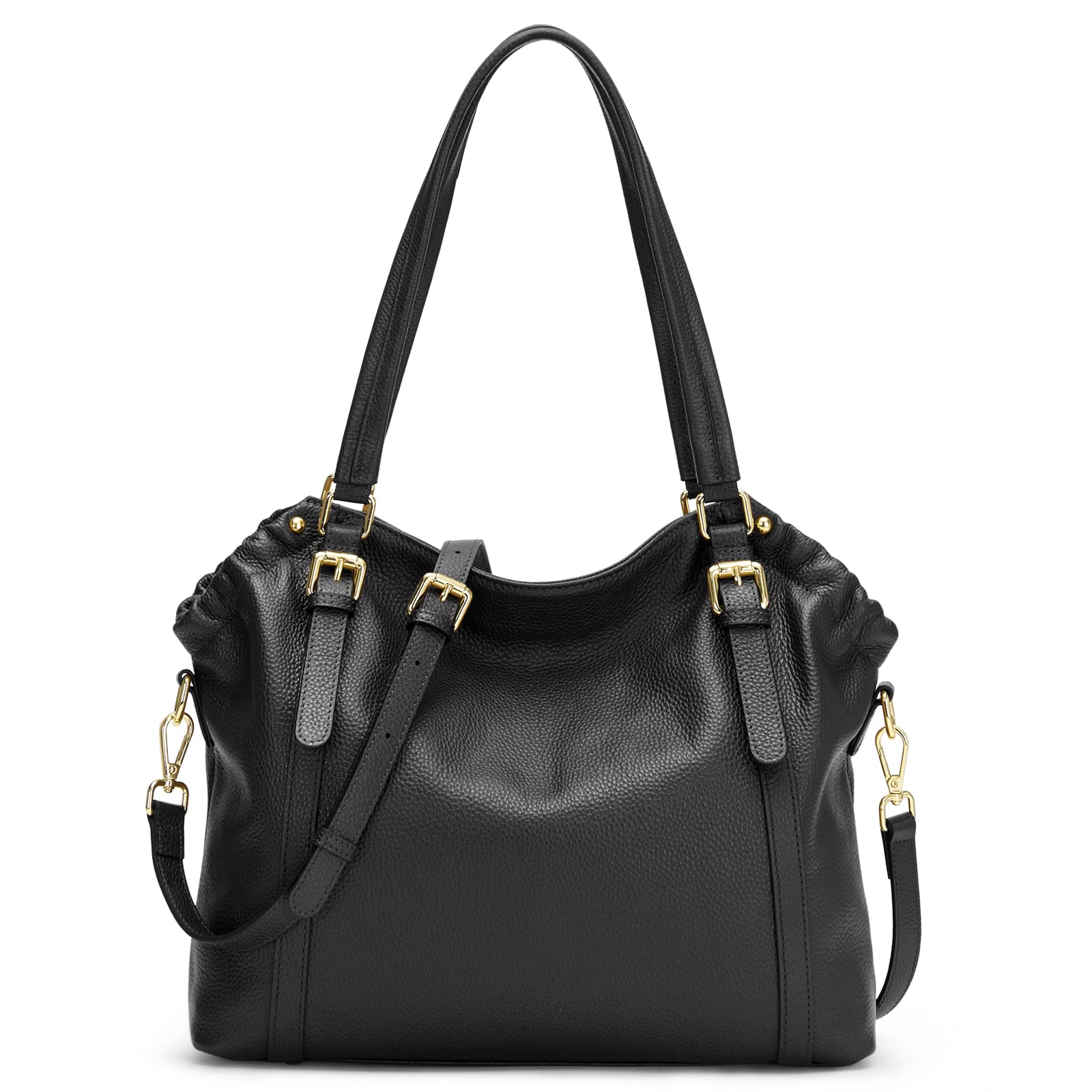 Women Soft Leather Totes Kattee 6581