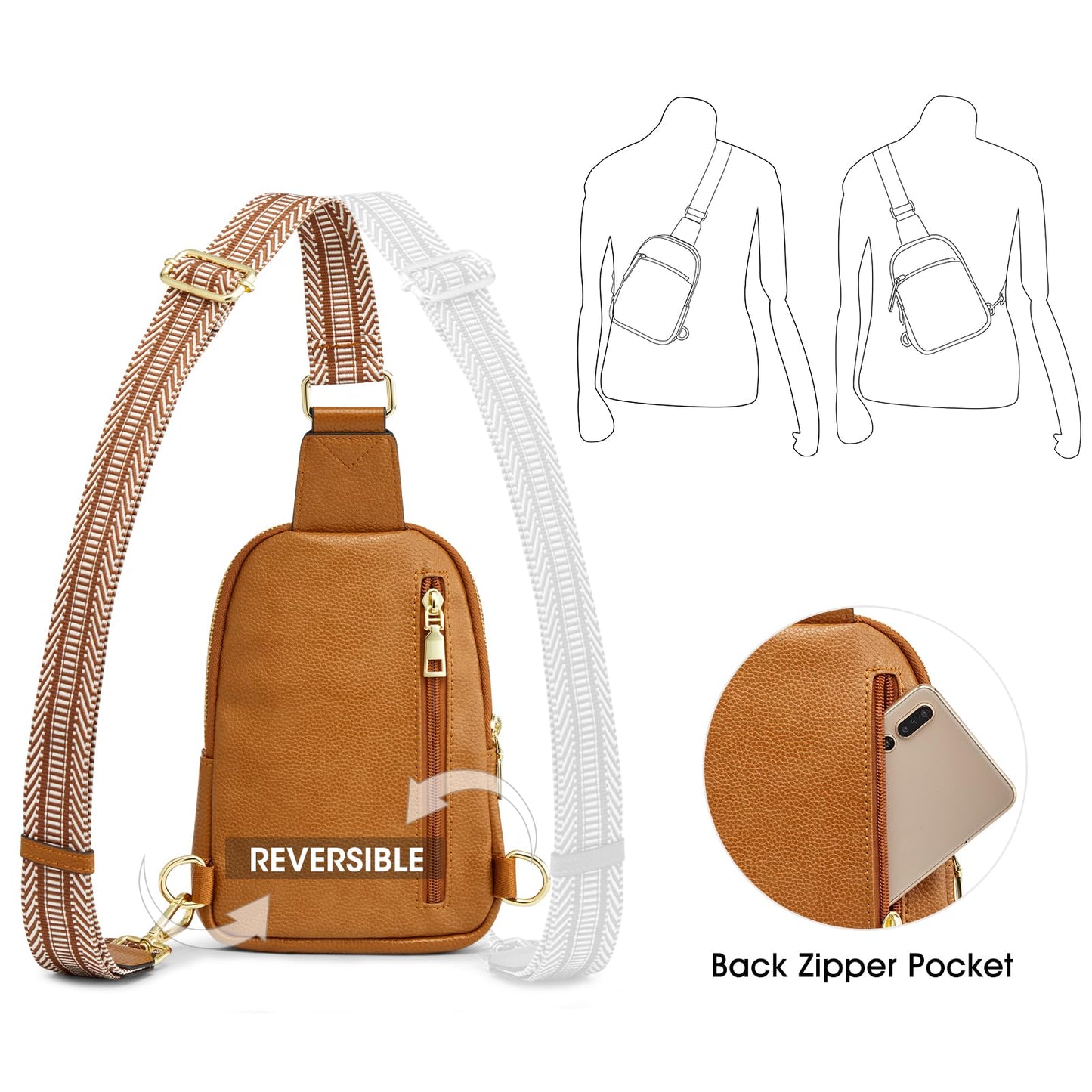 Women Leather Sling Bag