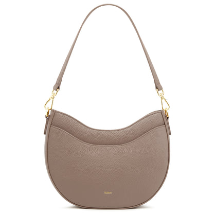 Kattee Leather Crossbody Bags for Women, Small Purses and Handbags, Soft Hobo Shoulder Satchel with Zipper Closure