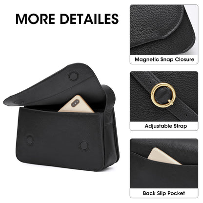 Kattee Leather Crossbody Bags for Women Trendy, Designer Ladies Shoulder Purses