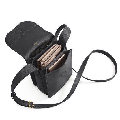 Kattee Leather Crossbody Bags for Women Trendy, Small Phone Purses Wallet Shoulder Handbags Travel with Card Slots
