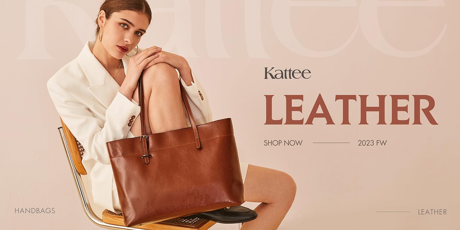 Kattee discount leather briefcase