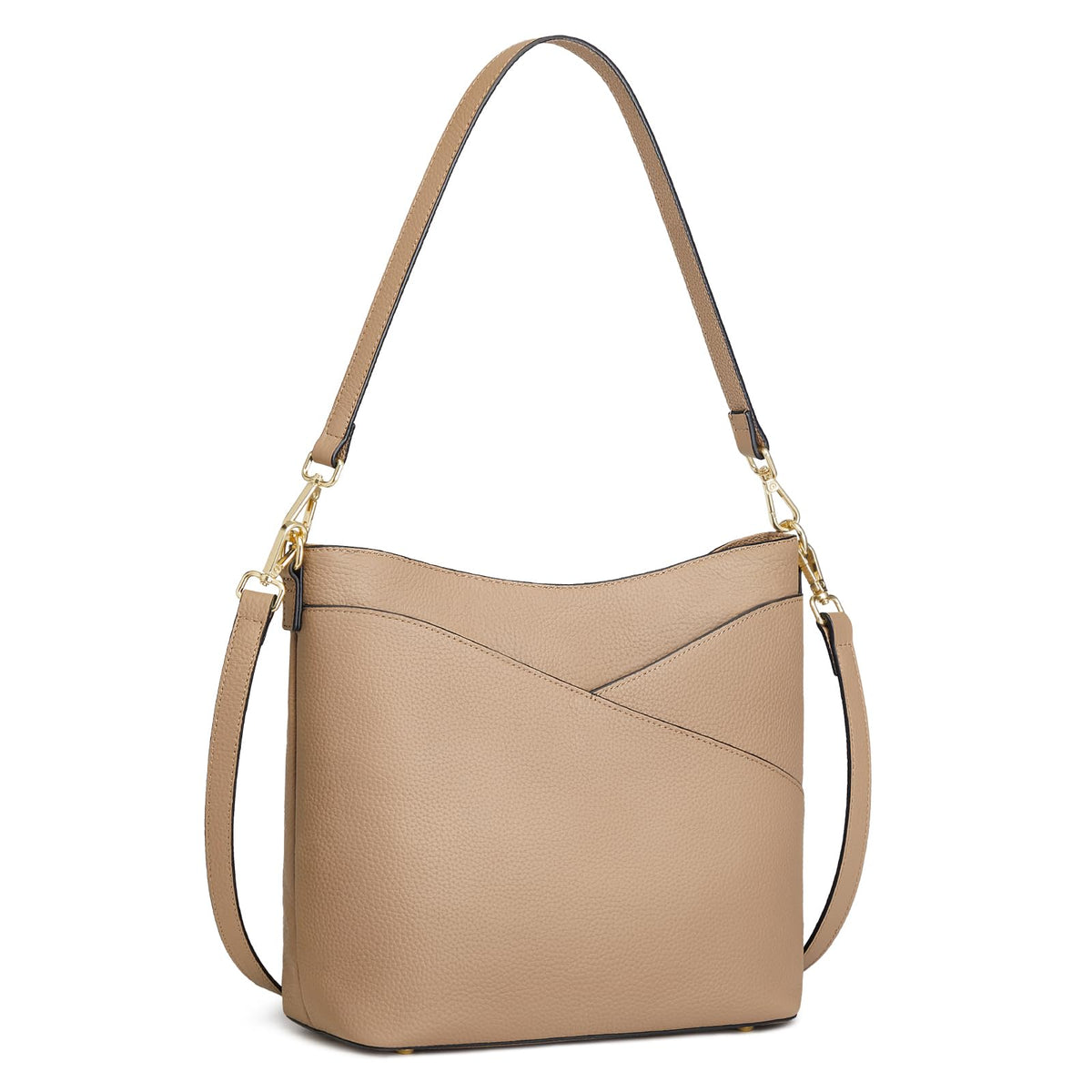 Kattee Genuine Leather Purse for Women, Hobo Crossbody Bag