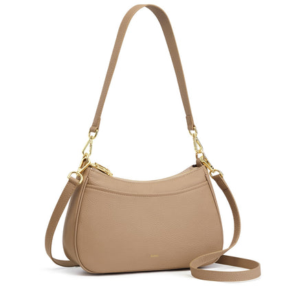 Kattee Genuine Leather Crossbody Hobo Bag for Women