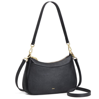 Kattee Genuine Leather Crossbody Hobo Bag for Women