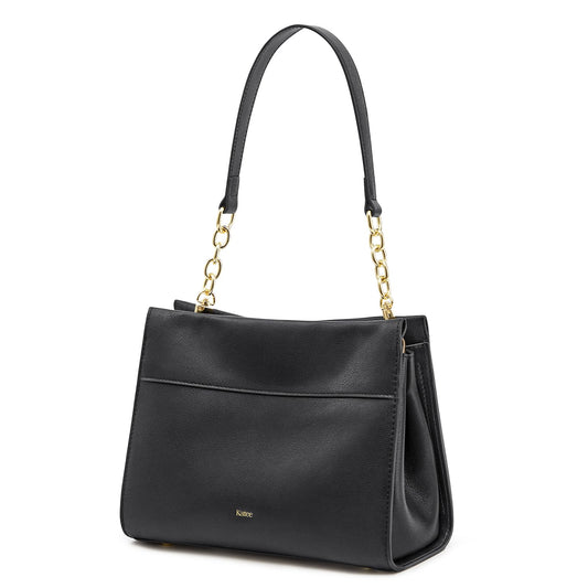 Kattee Leather Purses and Handbags for Women, Small Crossbody Bags for Women, Top Handle Hobo Shoulder Bag with 2 Straps