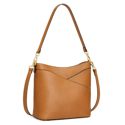 Kattee Genuine Leather Purse for Women, Hobo Crossbody Bag