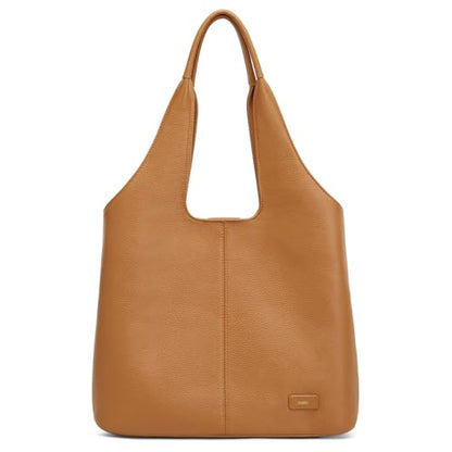 Kattee Leather Tote Bag Purse for Women, Leather Womens Tote Handbags Hobo Shoulder Bags, Large Capacity