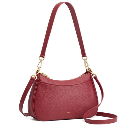 Kattee Genuine Leather Crossbody Hobo Bag for Women