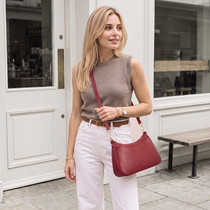 Kattee Genuine Leather Crossbody Hobo Bag for Women