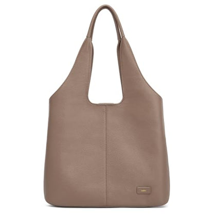 Kattee Leather Tote Bag Purse for Women, Leather Womens Tote Handbags Hobo Shoulder Bags, Large Capacity