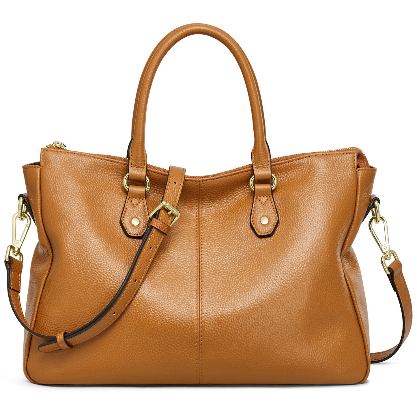 Kattee Soft Genuine Leather Tote Bags for Women, Shoulder Satchel Purses and Handbags