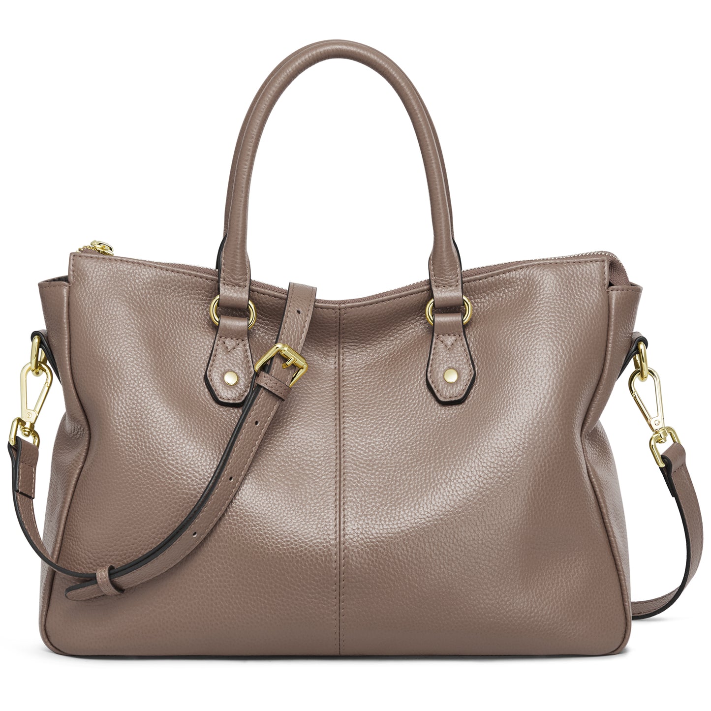 Kattee Soft Genuine Leather Tote Bags for Women, Shoulder Satchel Purses and Handbags