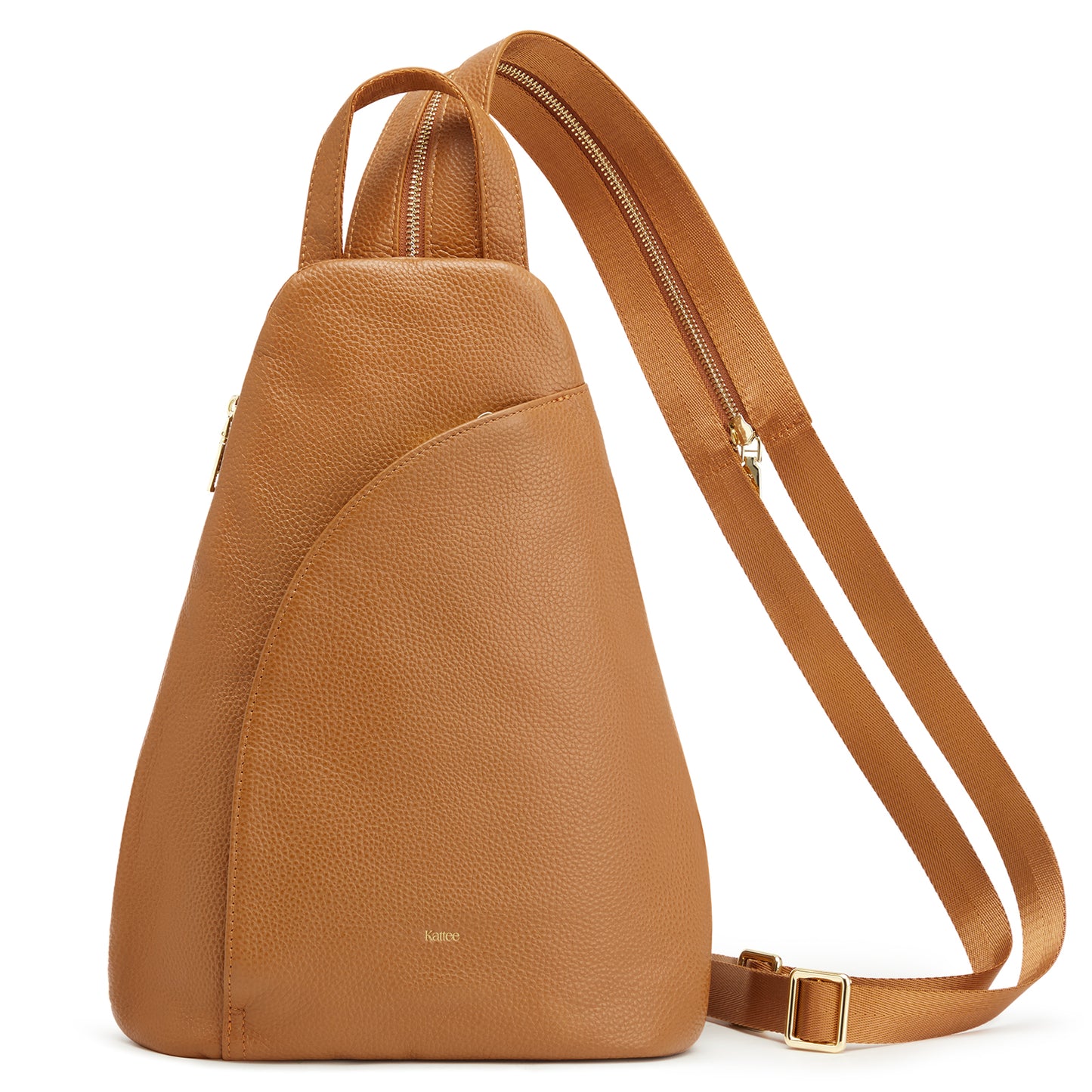 Kattee Sling Bag for Women Crossbody Fanny Packs Chest Bag Top Grain Leather Daypack Backpack RFID Blocking Travel | Top Grain Leather, RFID Blocking, Travel