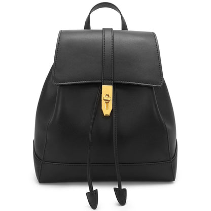 catos black leather backpack purse BG10 TUKskin Kitty MIni dyed pebbled leather Leather Black Shoulder bag Cato