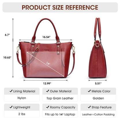 Women Soft Leather Tote