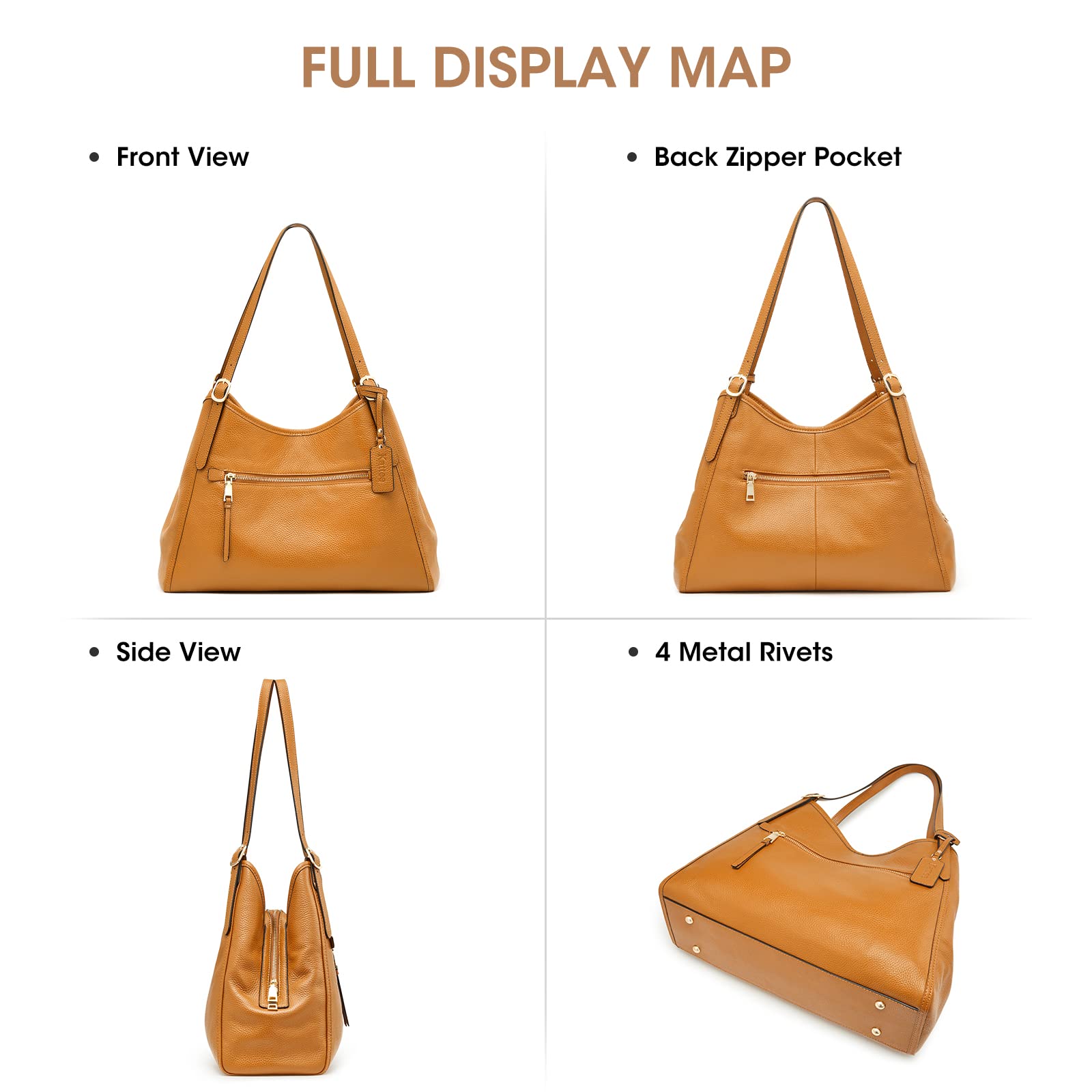 Women Leather Tote 2Pcs Set – Kattee