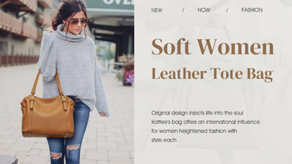 Women Soft Leather Totes